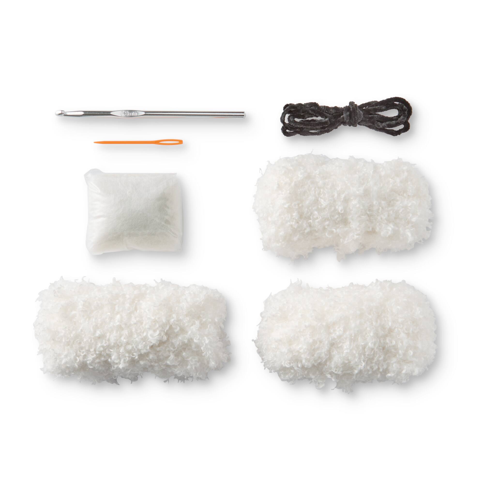 Polar Bear Intermediate Cuddle Craft Crochet Kit by Loops & Threads®